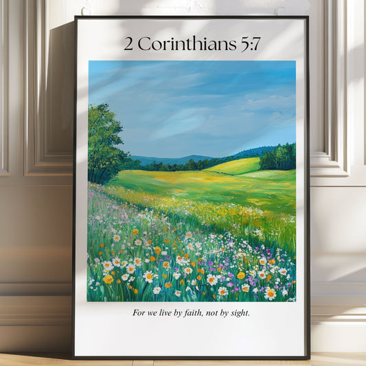 2 Corinthians 5:7 Wall Art