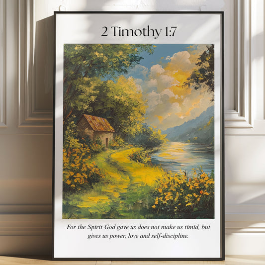 2 Timothy 1:7 Wall Art