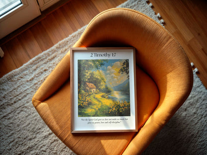 2 Timothy 1:7 Wall Art