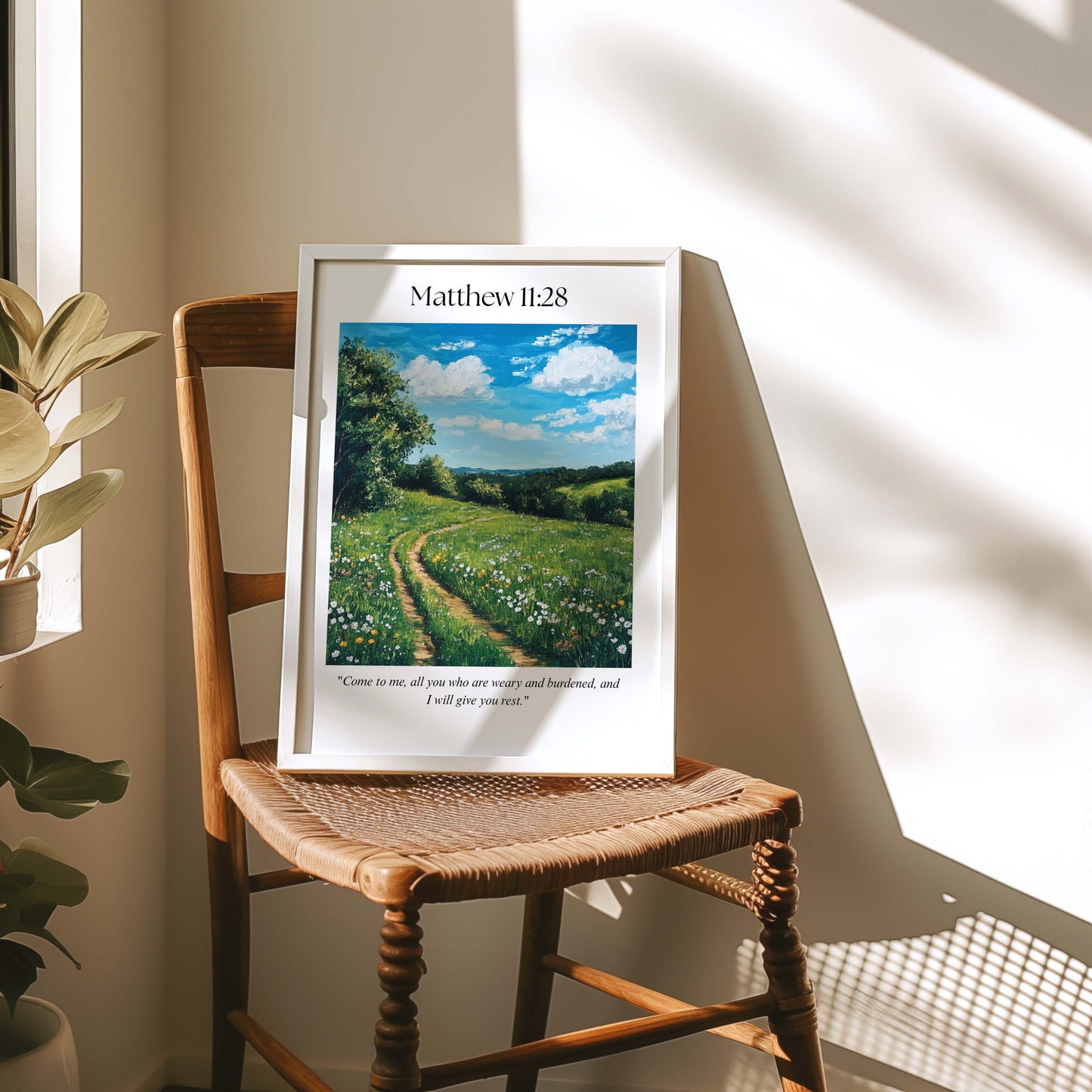 Matthew 11:28 Wall Art