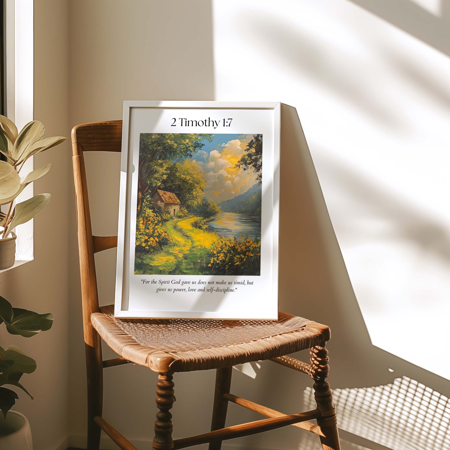2 Timothy 1:7 Wall Art