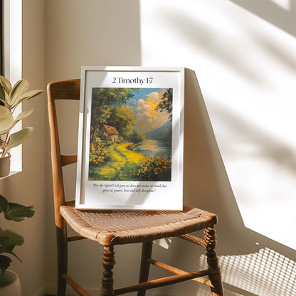 2 Timothy 1:7 Wall Art