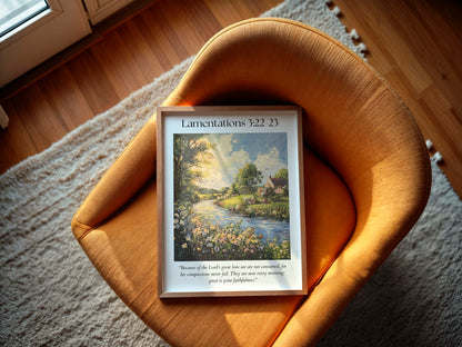 Lamentations 3:22-23 Wall Art