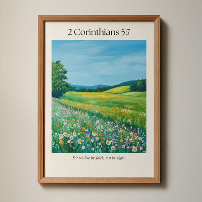 2 Corinthians 5:7 Wall Art