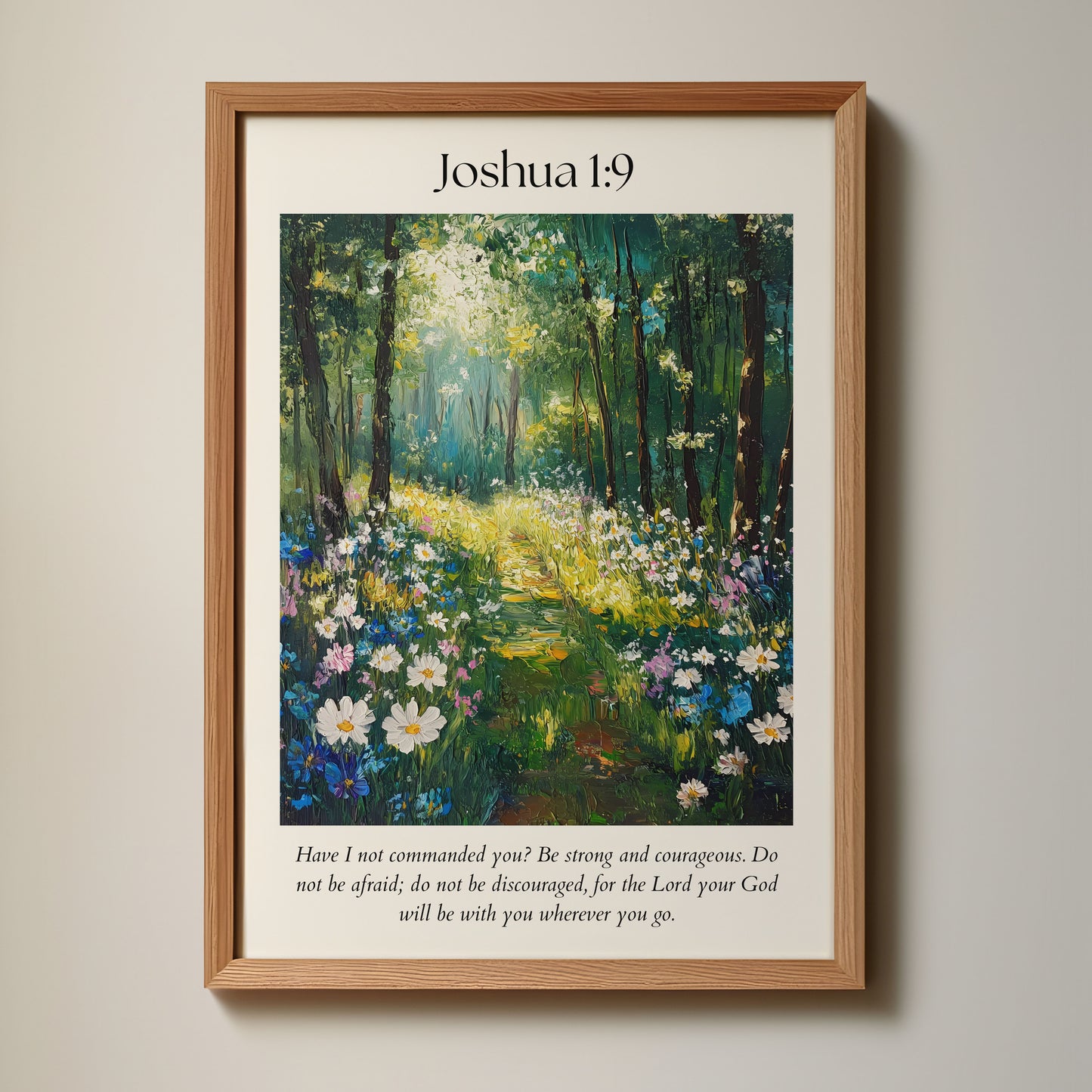 Joshua 1:9 Wall Art