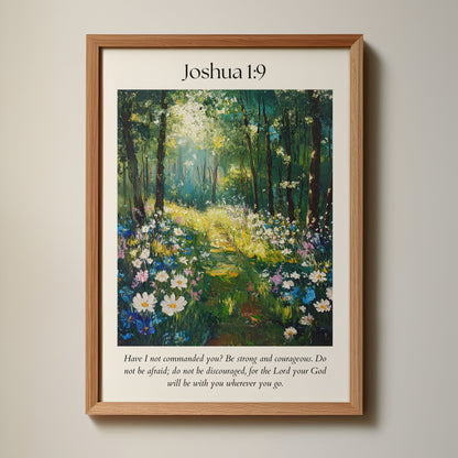 Joshua 1:9 Wall Art