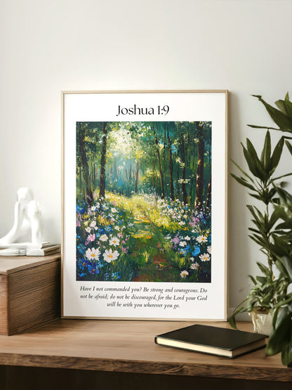 Joshua 1:9 Wall Art