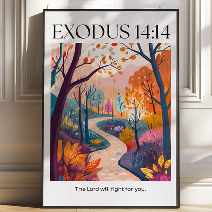 Exodus 14:14 Wall Art