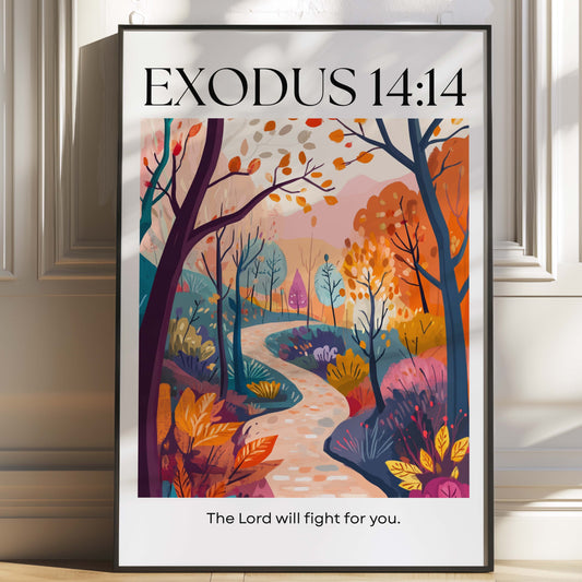 Exodus 14:14 Wall Art