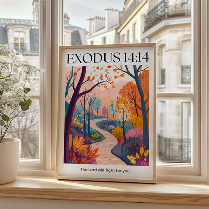 Exodus 14:14 Wall Art