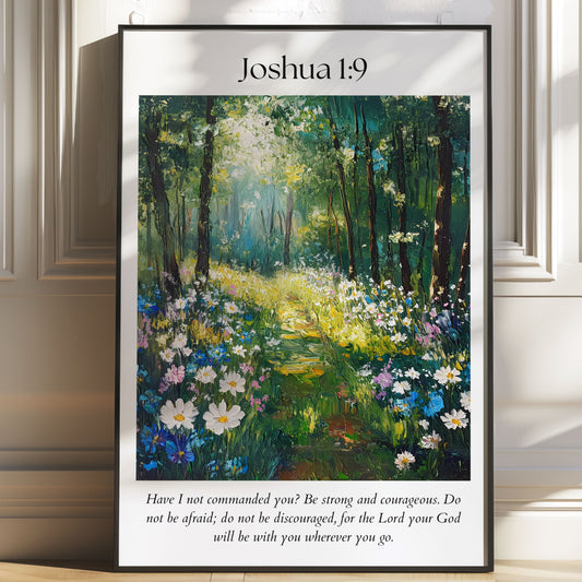 Joshua 1:9 Wall Art