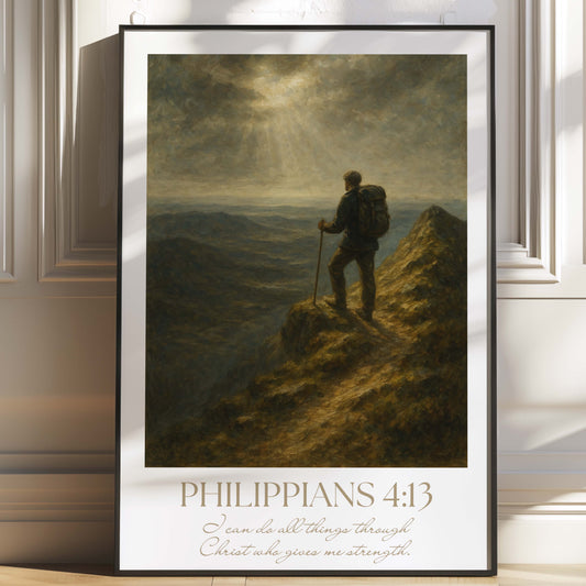 Philippians 4:13 Wall Art